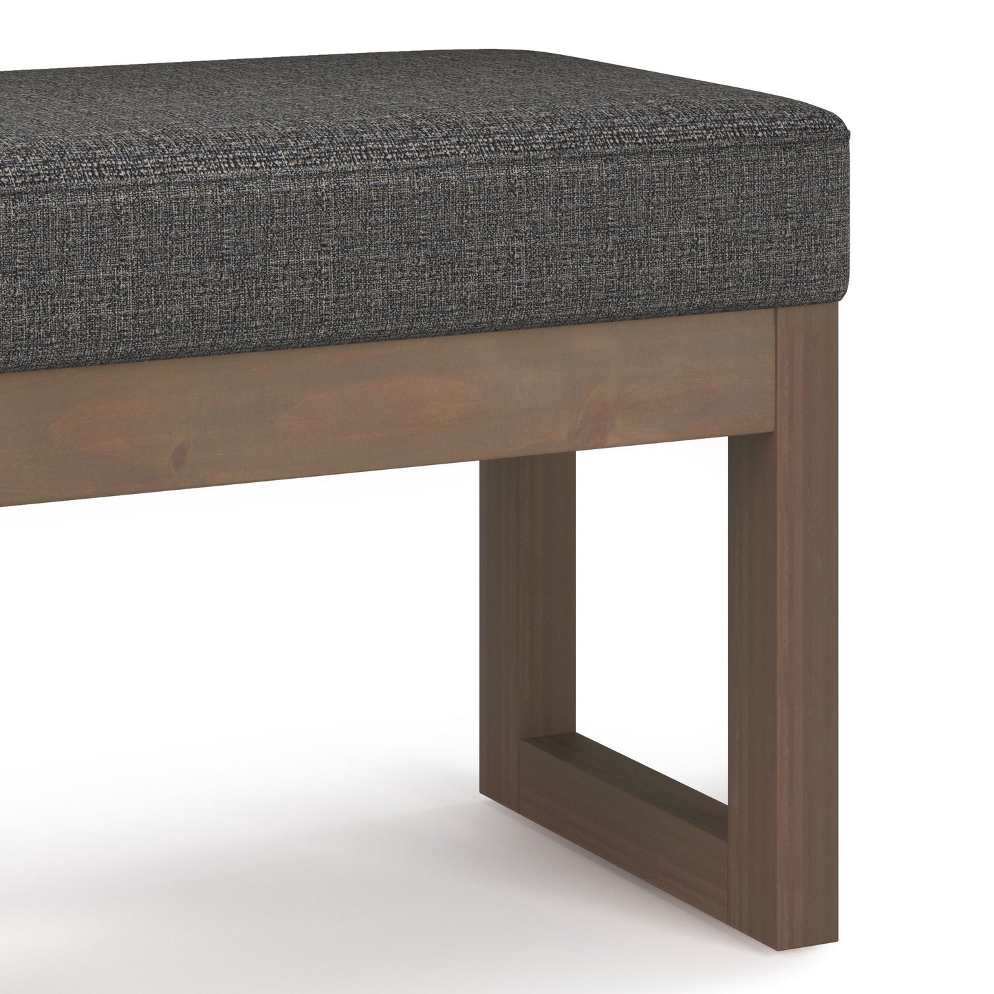 Milltown - Footstool Small Ottoman Bench - Ebony