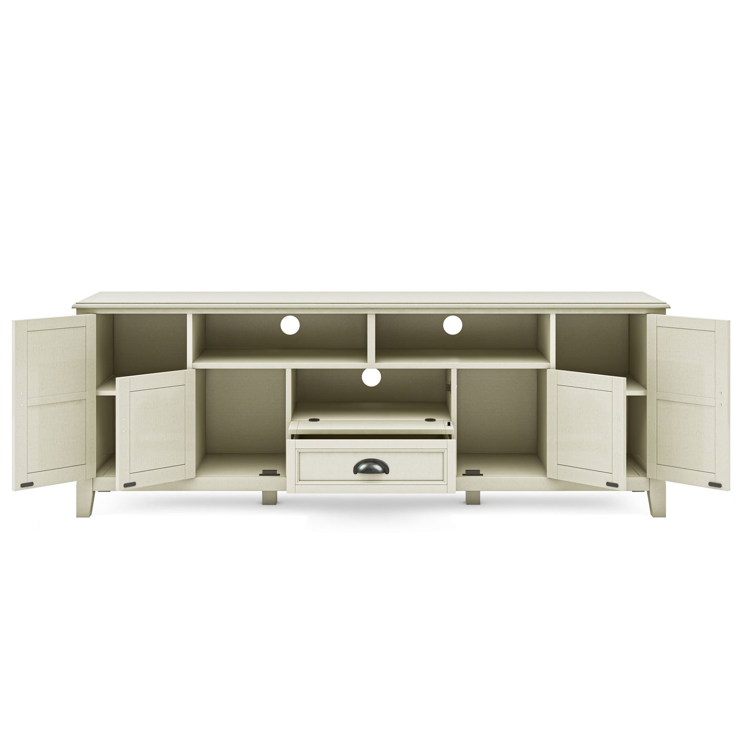 Burlington - TV Media Stand - Antique White