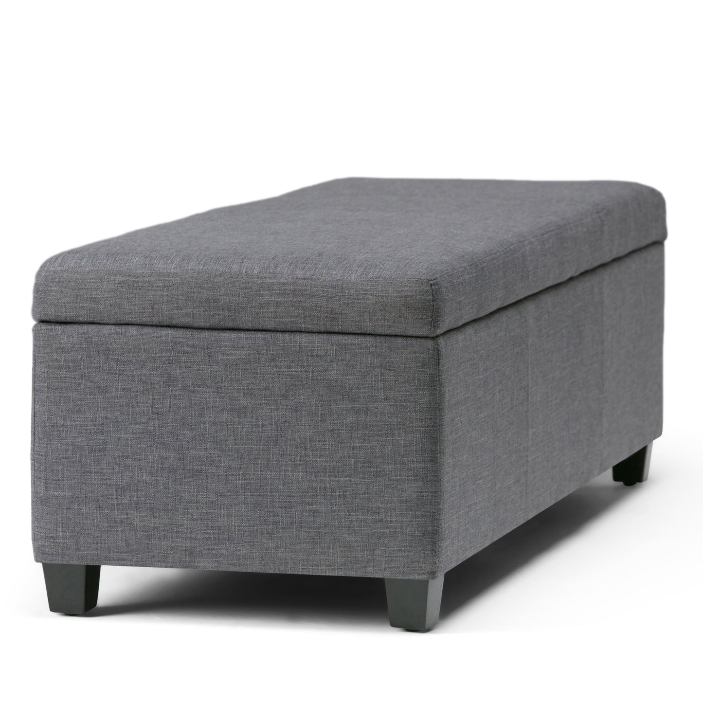 Avalon - Storage Ottoman Bench - Slate Gray