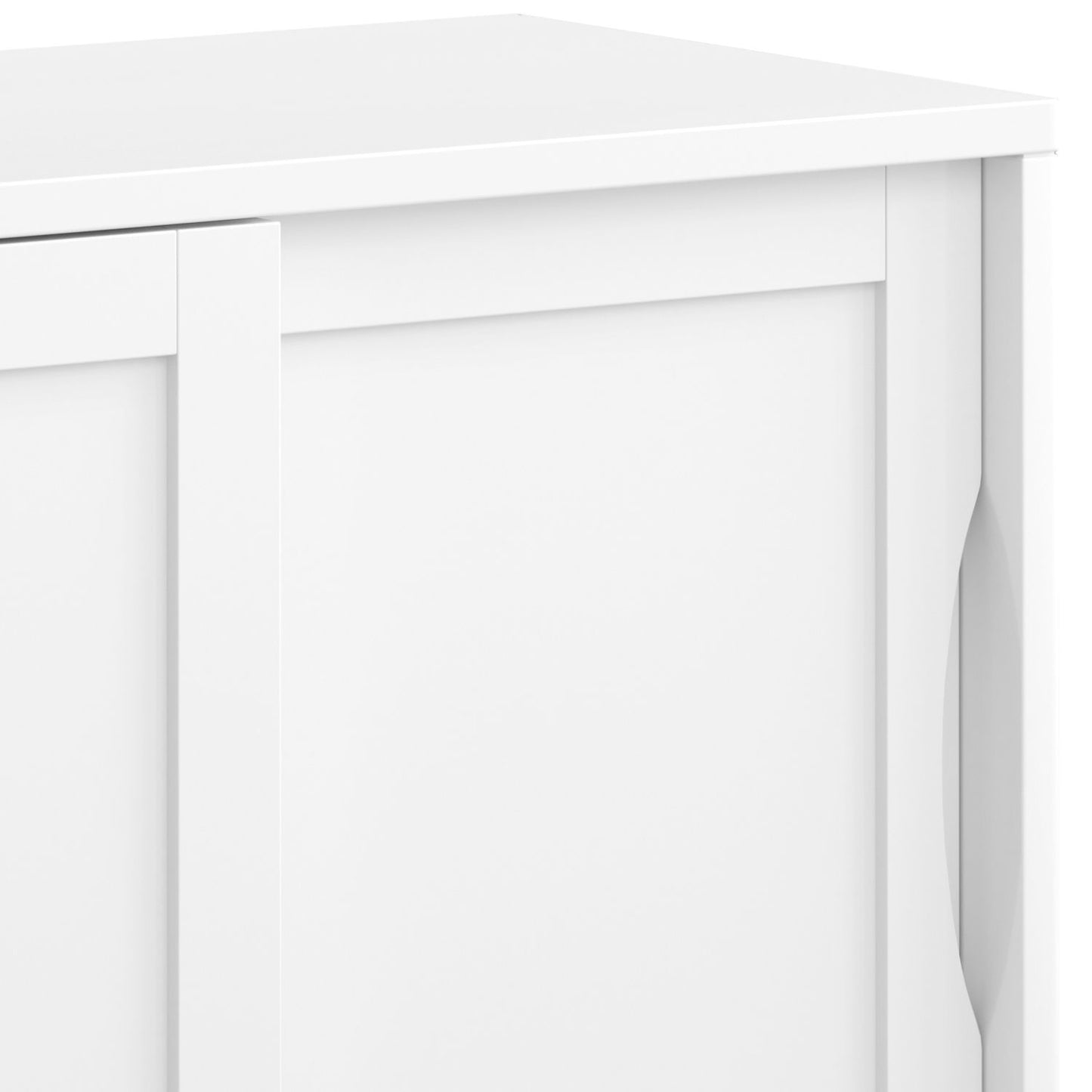 Harper - Low Storage Cabinet - White