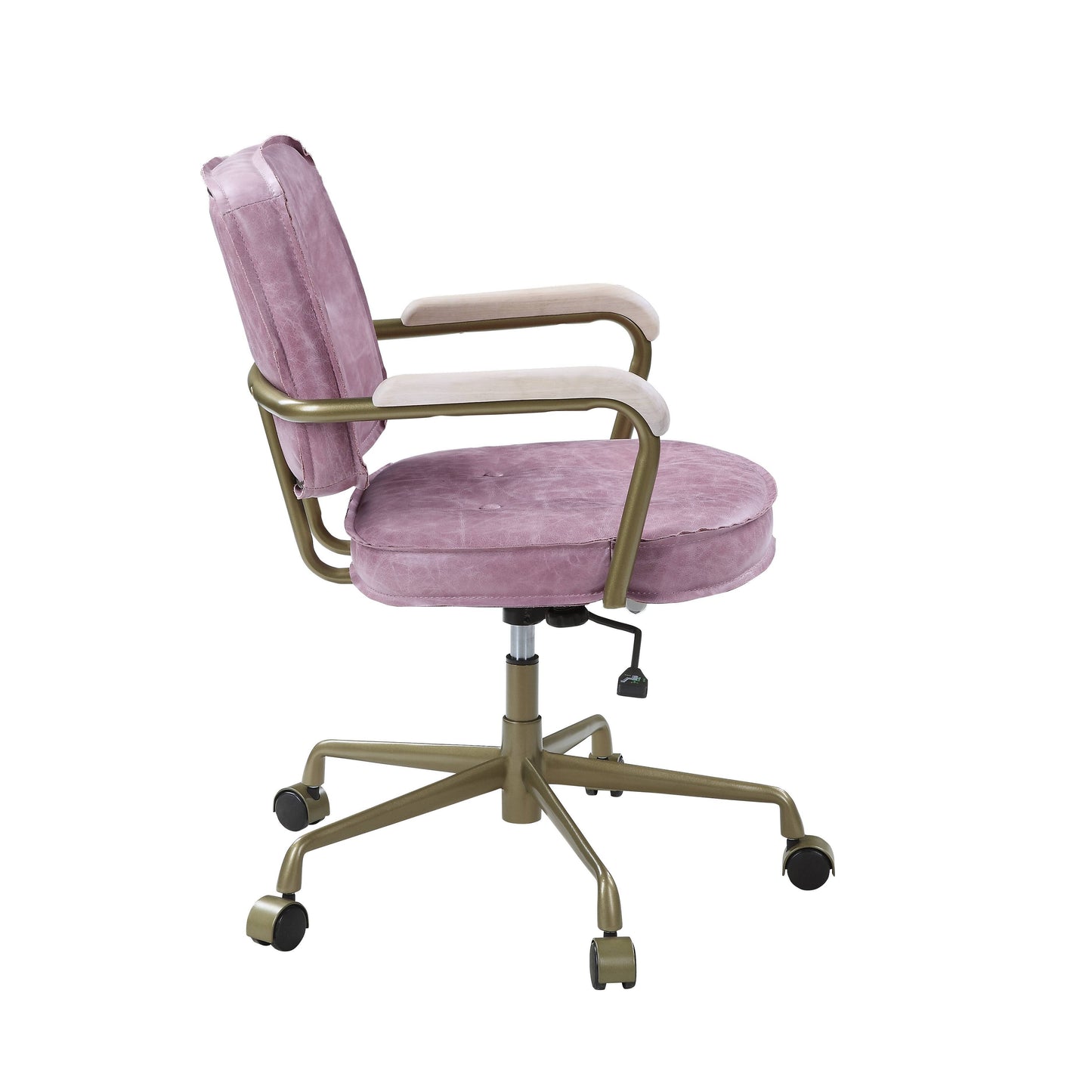 Siecross - Top Grain Leather Office Chair - Pink