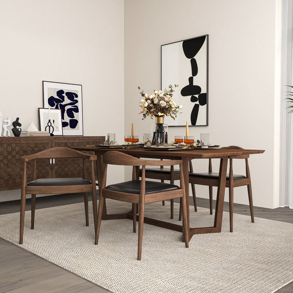Kelly - Dining Chair - Black / Brown