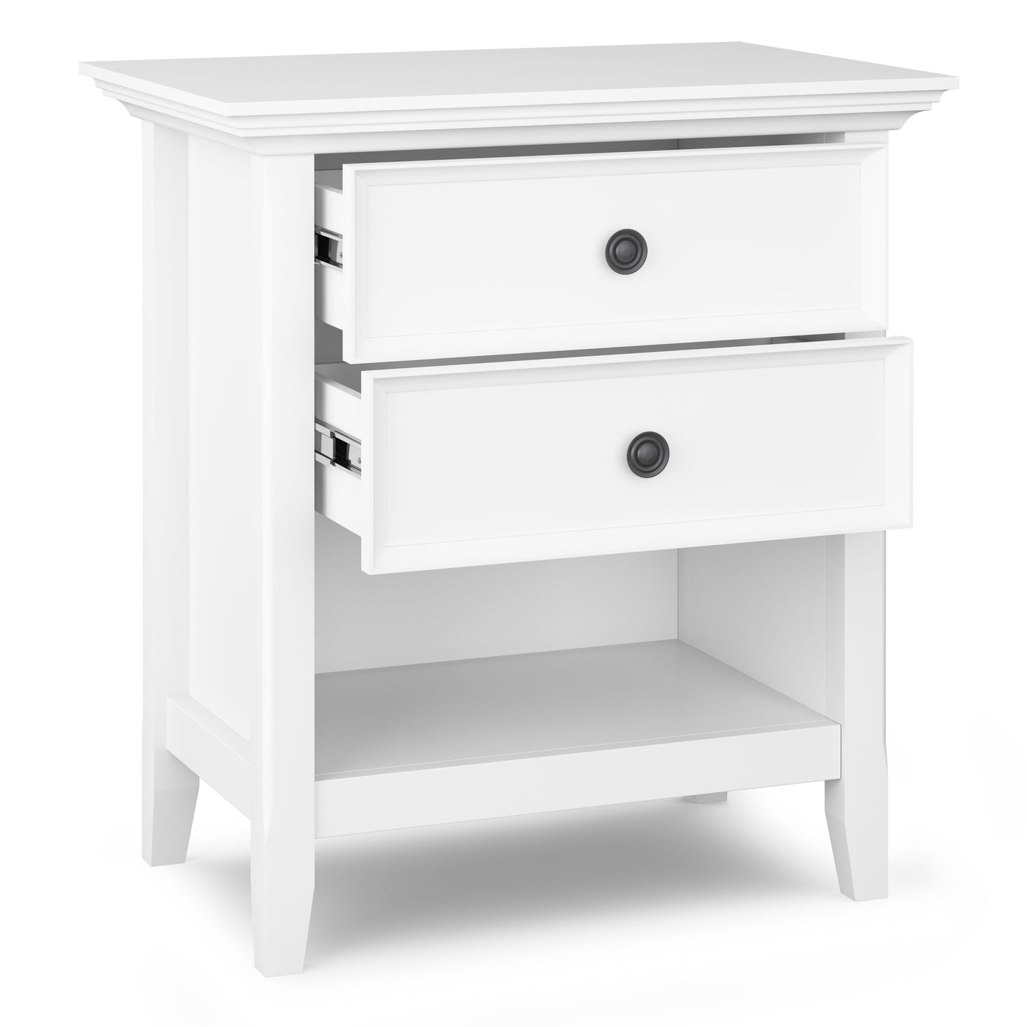 Amherst - Bedside Table - White