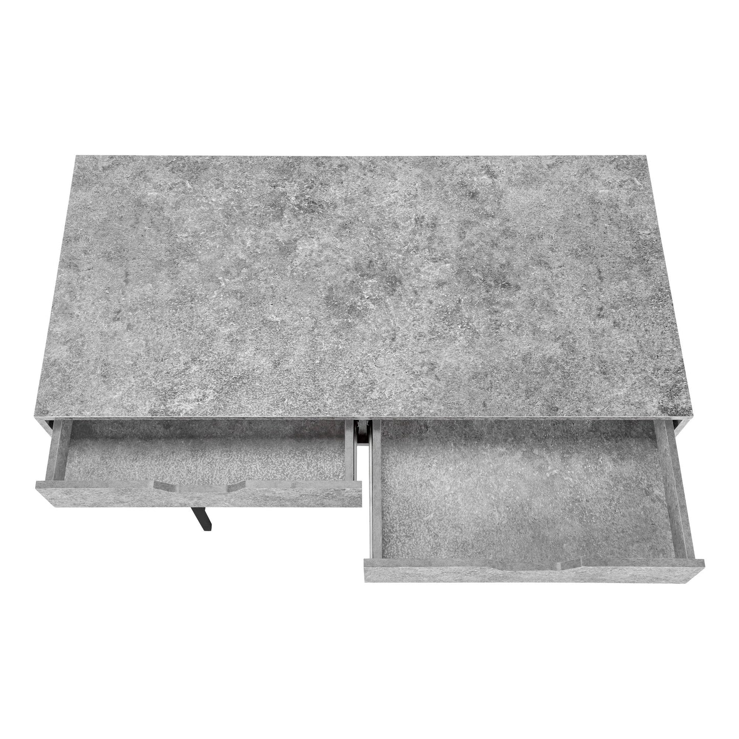 Computer Desk For Home Office, Laptop, Storage Drawers, Versatile Placement - Gray