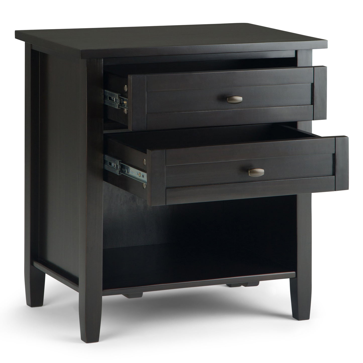 Warm Shaker - Bedside Table - Hickory Brown