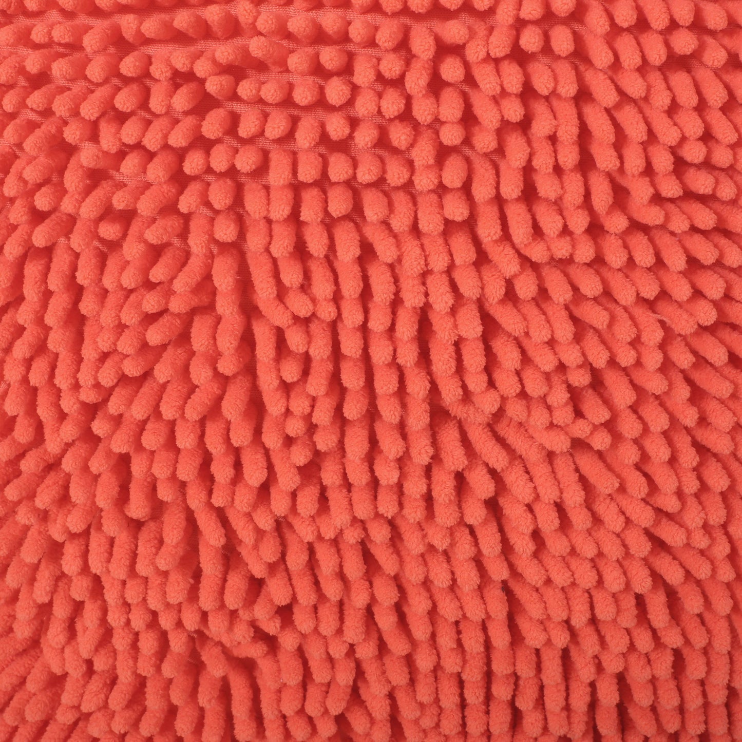 Sunny - Square Pouf, Versatile Ottoman Or Floor Cushion - Coral