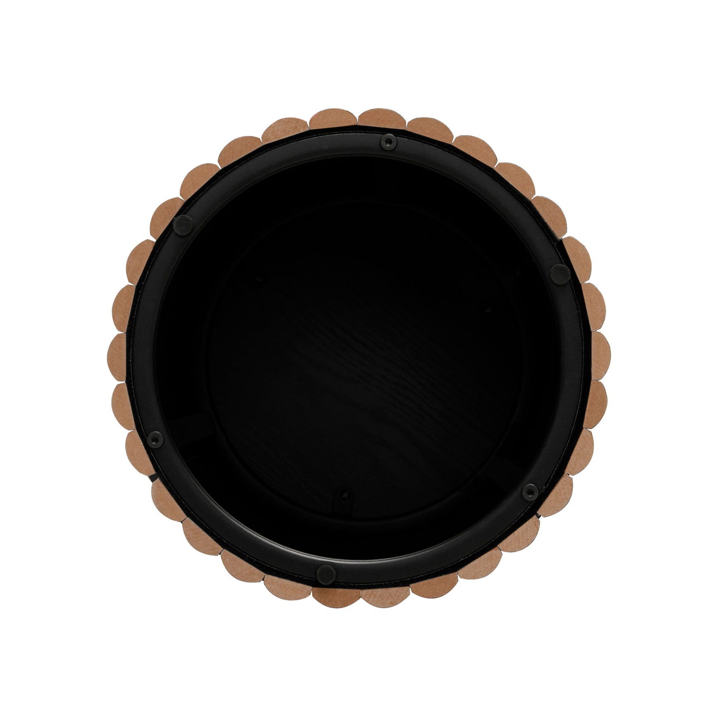 Coffee Table (Set of 2), Round Coffee Table, Modern Side Tables Accent End Table For Living Room - Black