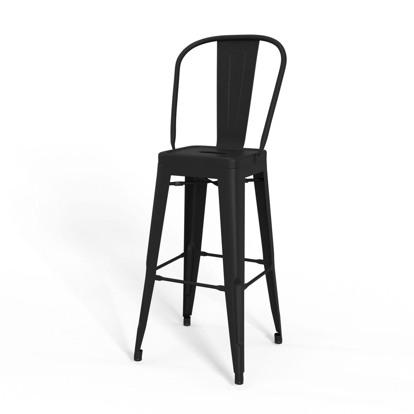 Fletcher - Metal Bar Stool (Set of 2) - Black
