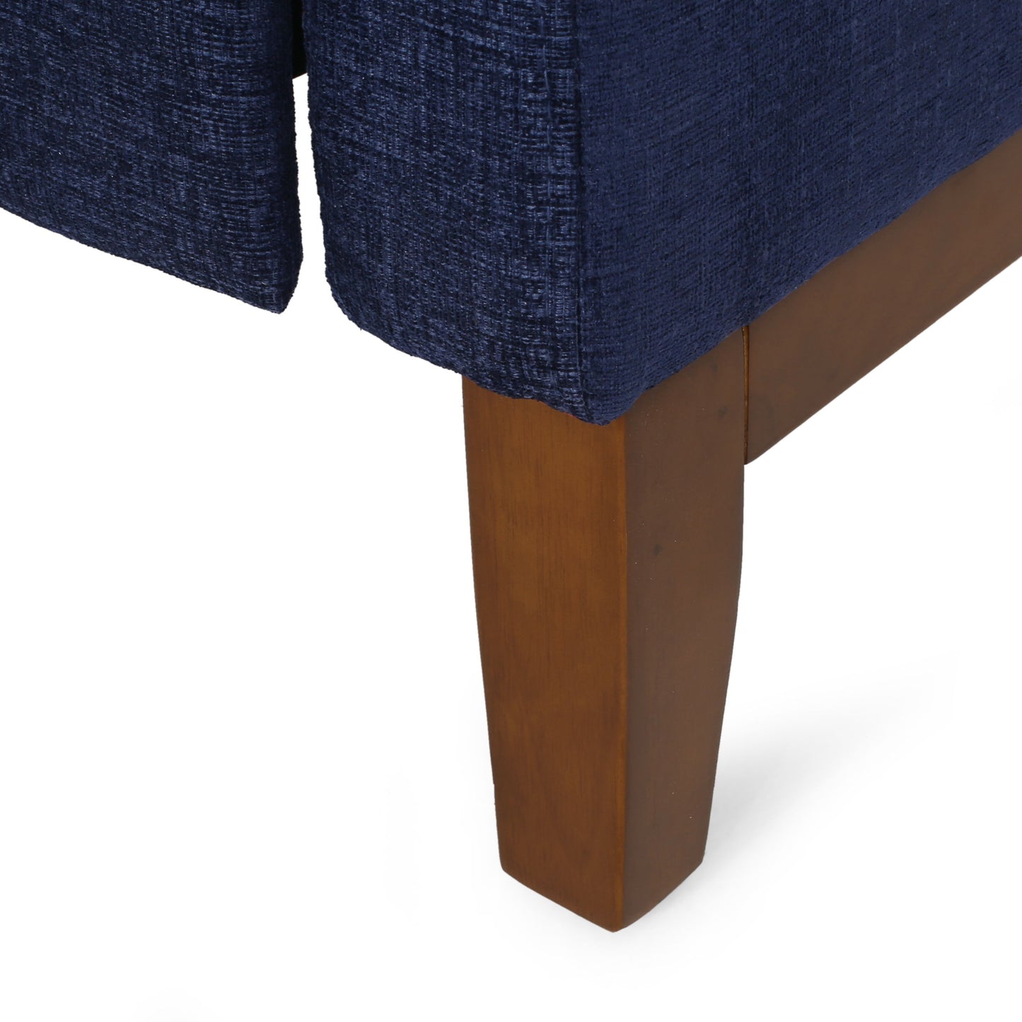 Wide Hand Manual Club Recliner - Navy Blue