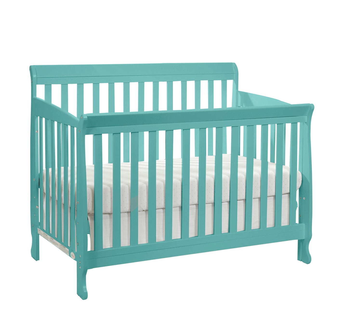 Riley - 4 In 1 Convertible Crib - Turquoise