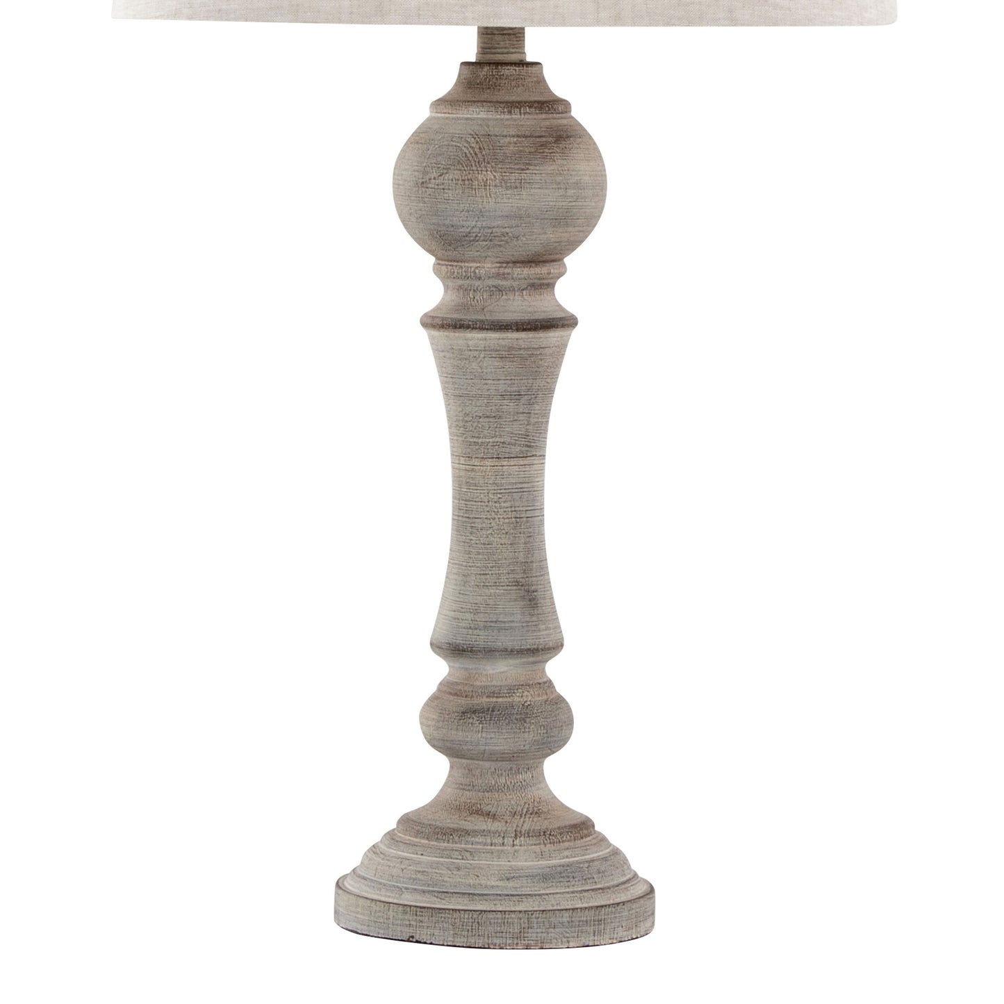 Winston - Farmhouse Poly Table Lamp (Set of 2) - Reclaimed Gray / Oat
