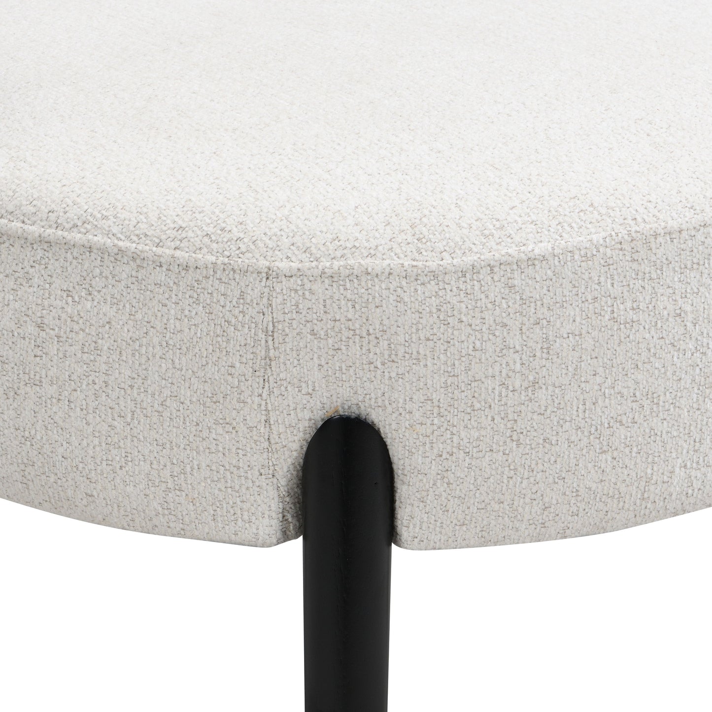 Upholstered Accent Chair, Modern Living Room Chairs, Reading Armchair For Sunroom Bedroom - Beige
