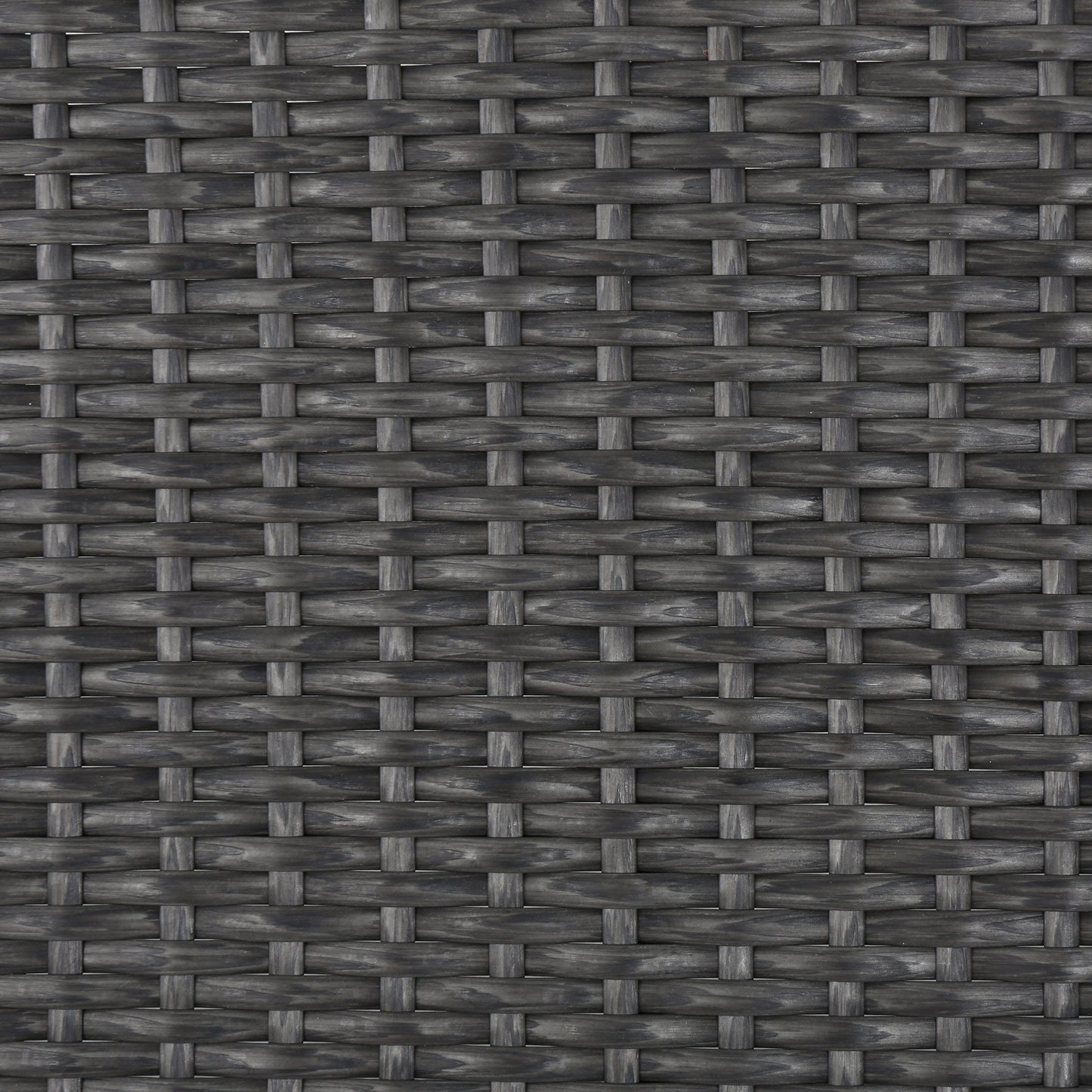 Enthrallia - Outdoor Wicker Bench With Cushion - Gray