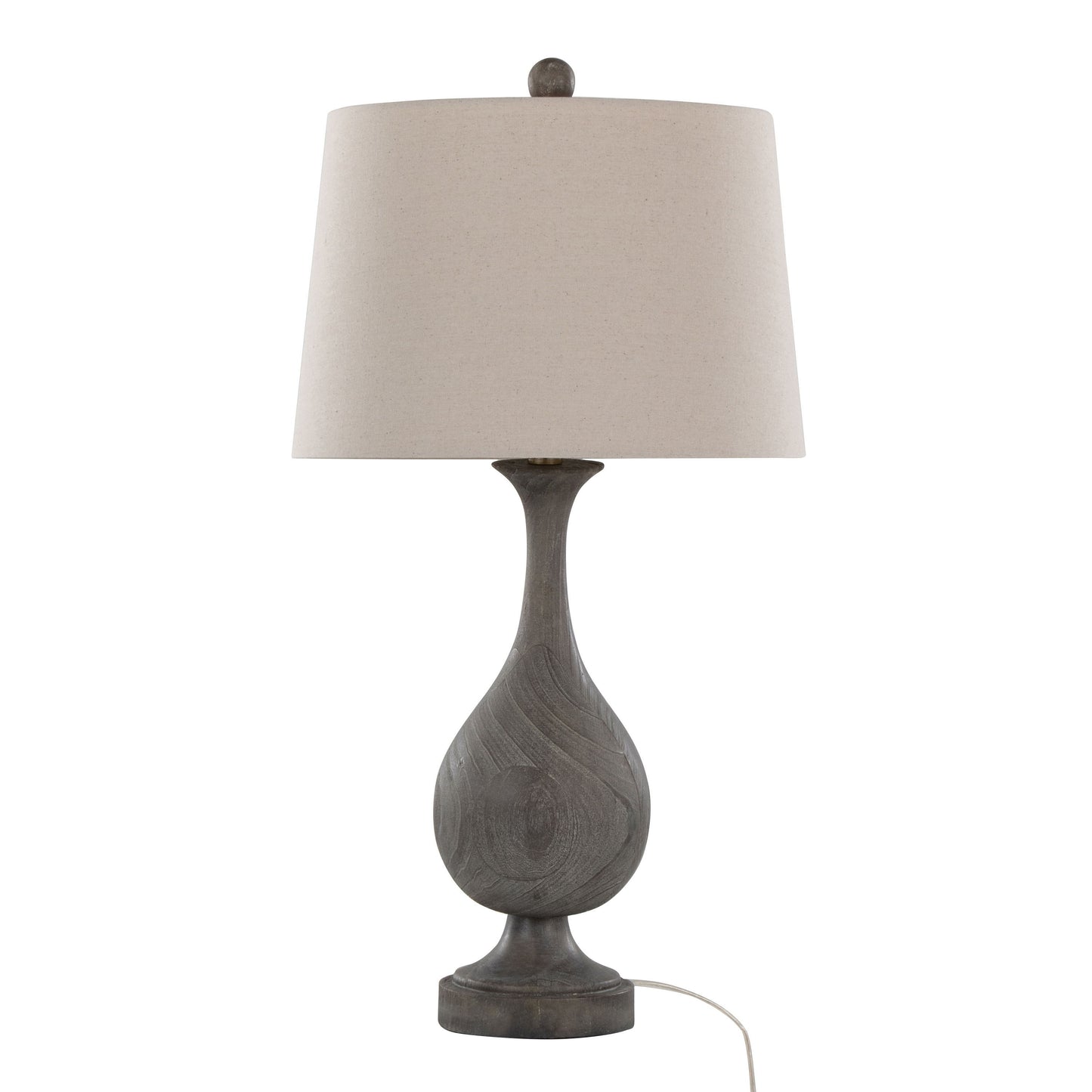 Cipolla - Poly Farmhouse Table Lamp (Set of 2) - Acid Griffin / Antique Soft Brass / Natural