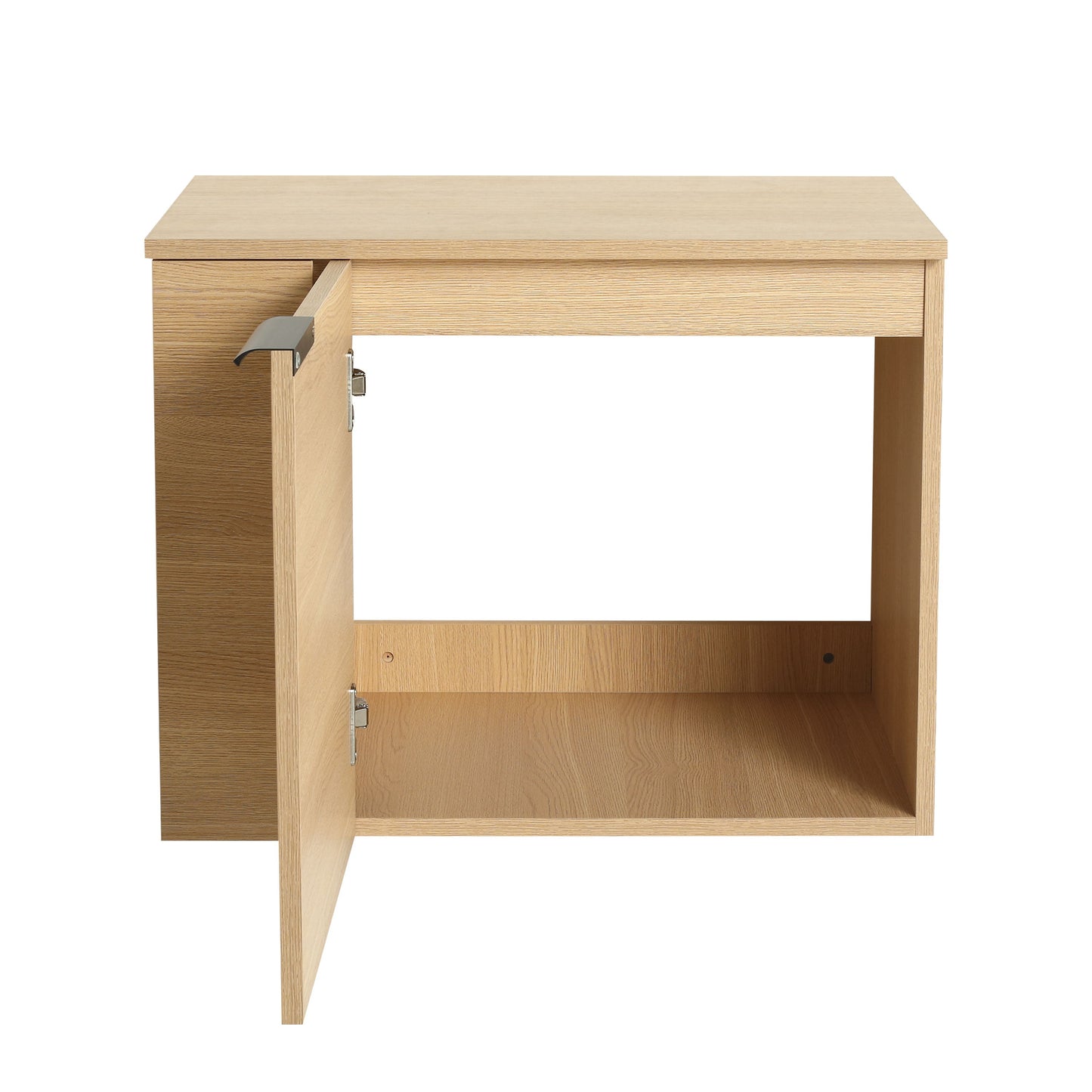 Modern Bathroom Vanity, Cabinet Set Without Sink - Oak