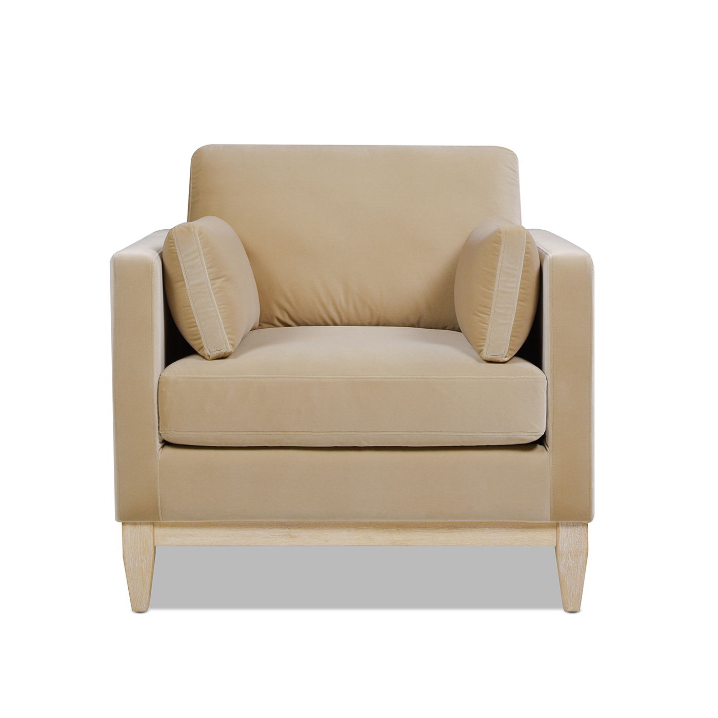 Knox - Modern Farmhouse Arm Chair - Fawn Brown