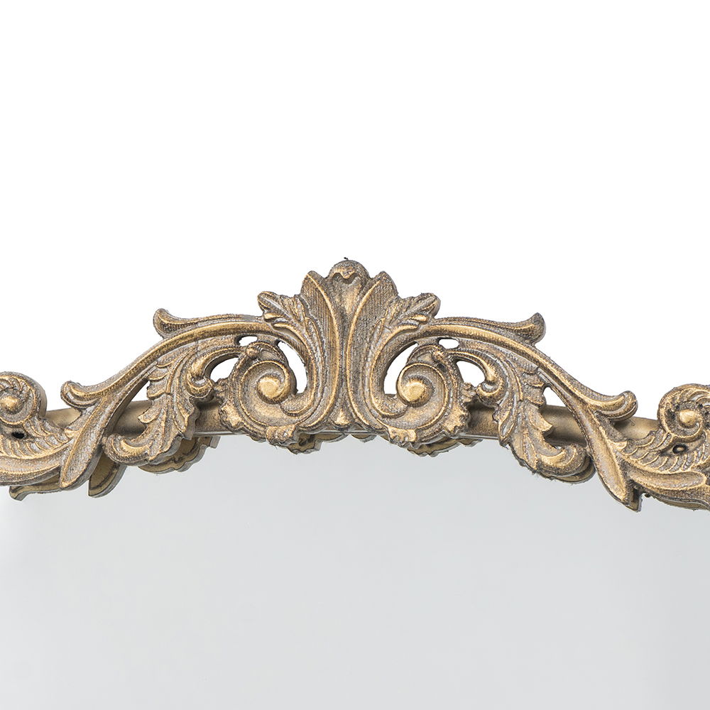 Full Length Mirror, Arched Mirror Hanging Or Leaning Against Wall Large Mirror For Living Room - Gold
