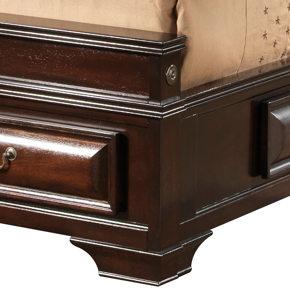Lavita - King Storage Bed - Cappuccino