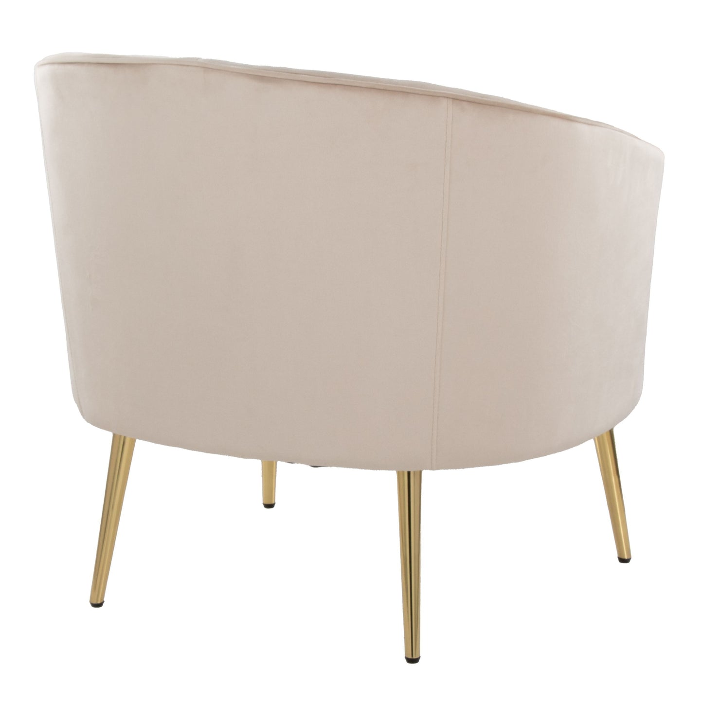 Tania - Contemporary / Glam Chair - Gold / Champagne