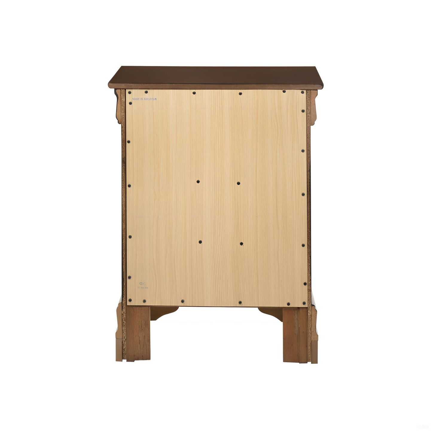 Louis Phillipe - 3 Drawer Nightstand - Cappuccino