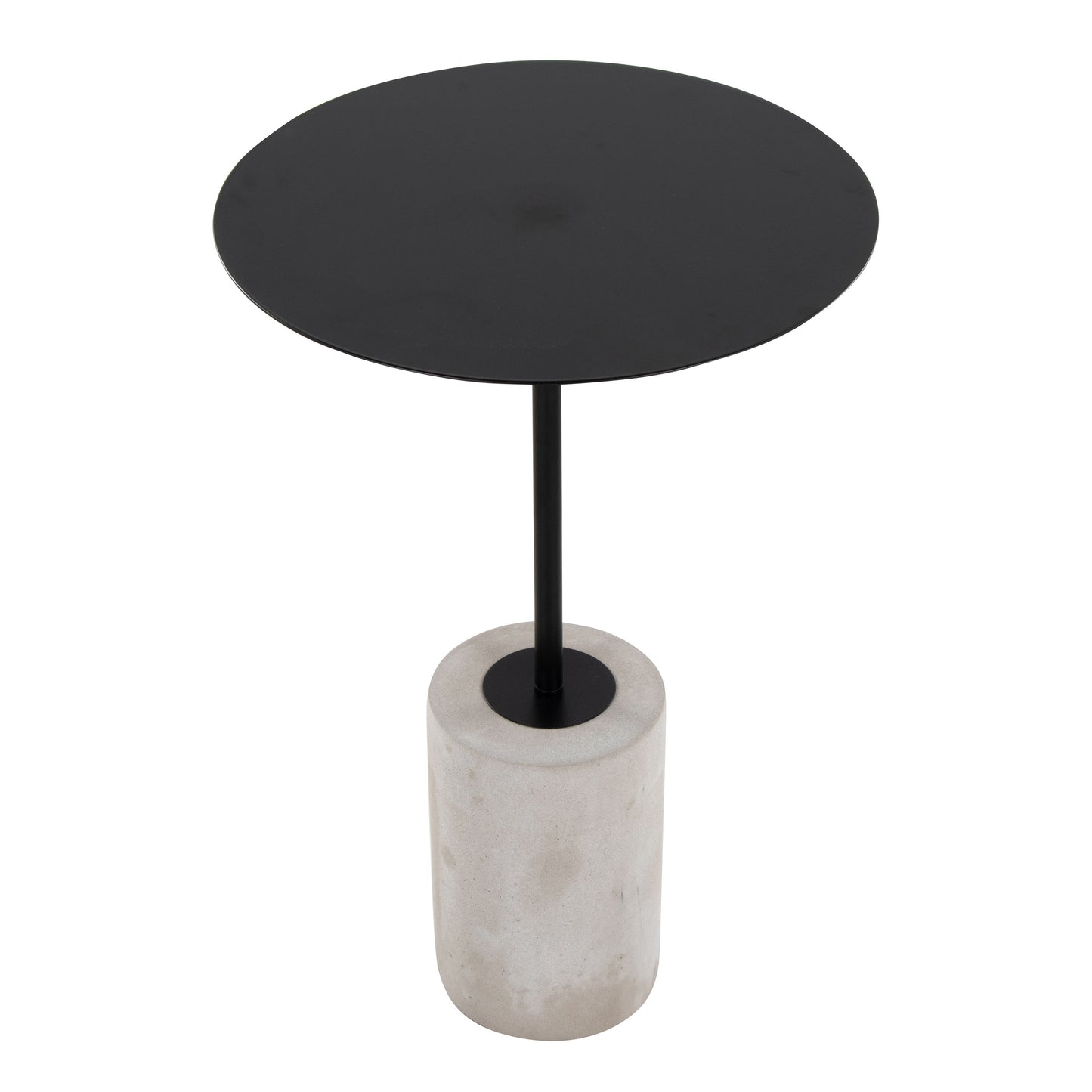 Symbol - Contemporary Side Table - Concrete / Black