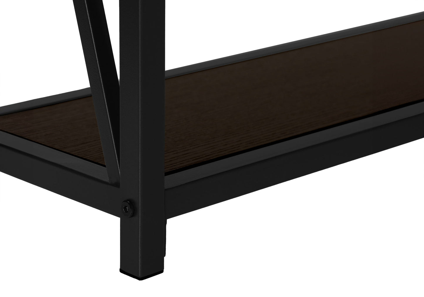 Accent Console Table For Entryway, Modern - Espresso