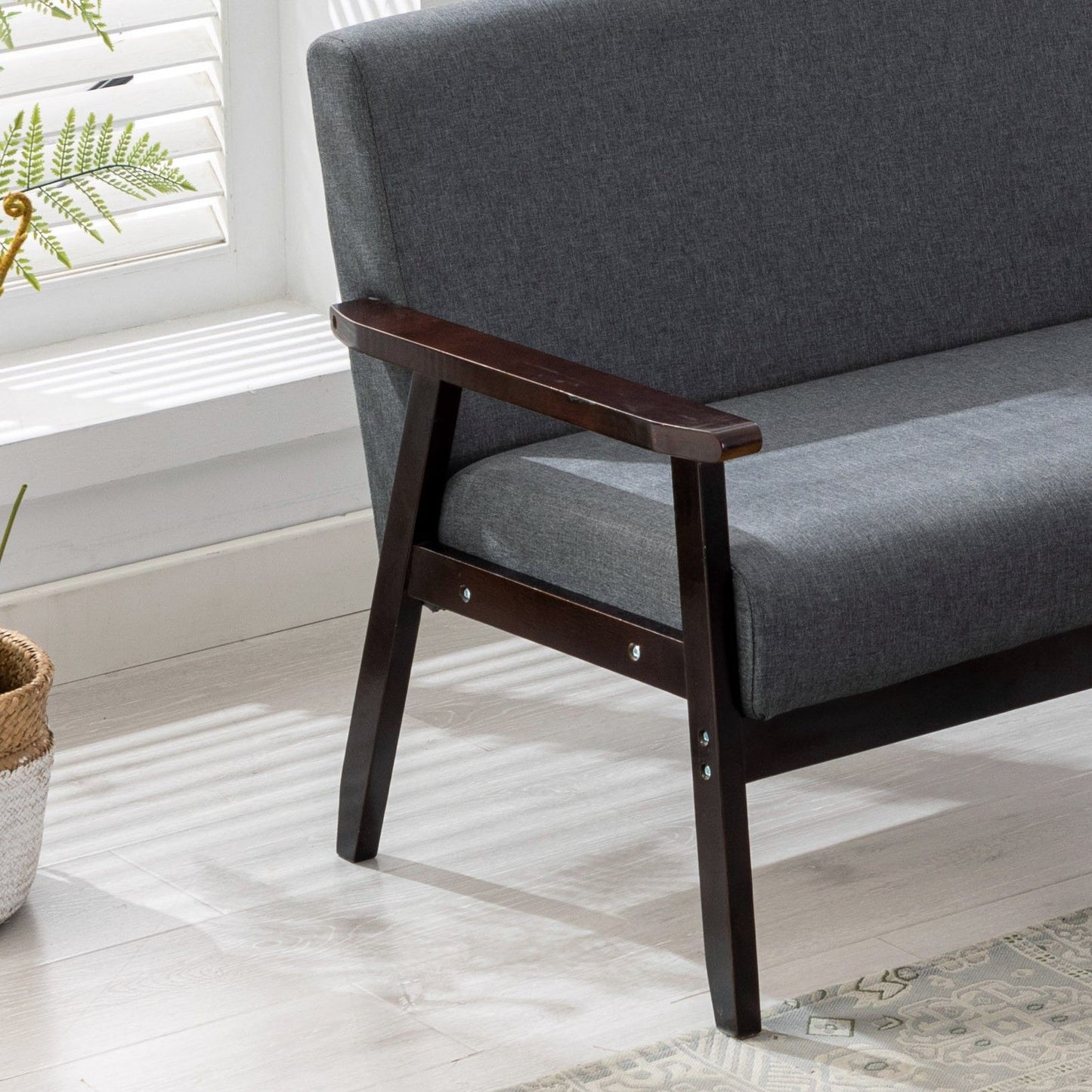 Bahamas - Loveseat - Dark Gray