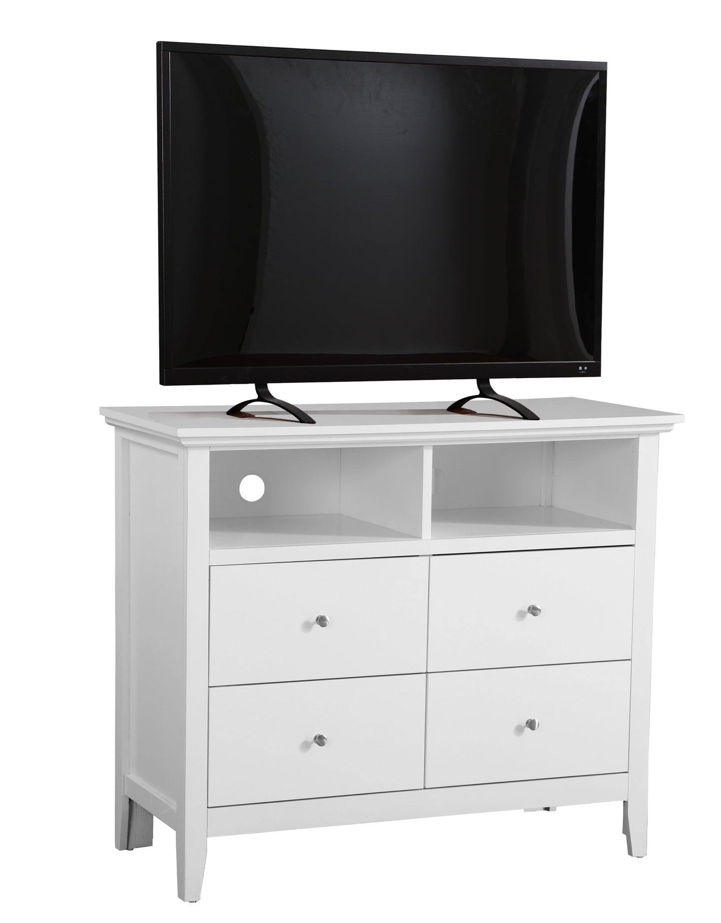 Charming TV Media Chest - White