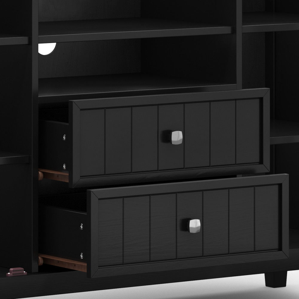 Bedford - Tall TV Media Stand - Black