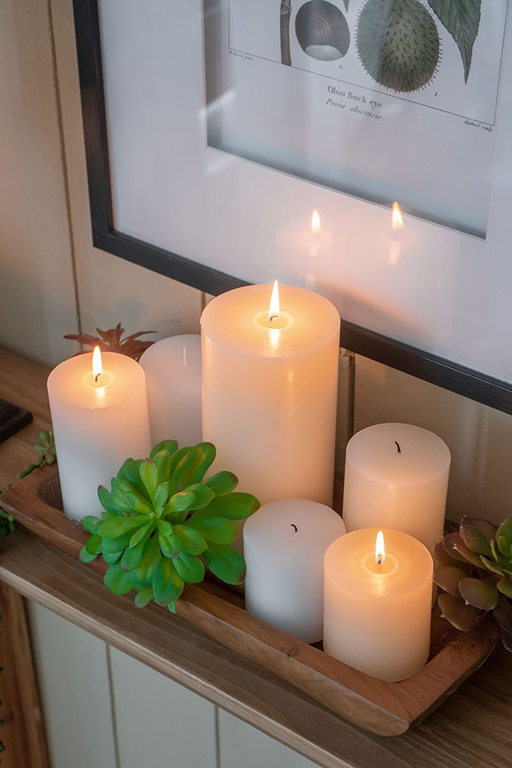 Unscented Soy Wax Candle (Set of 2) - White
