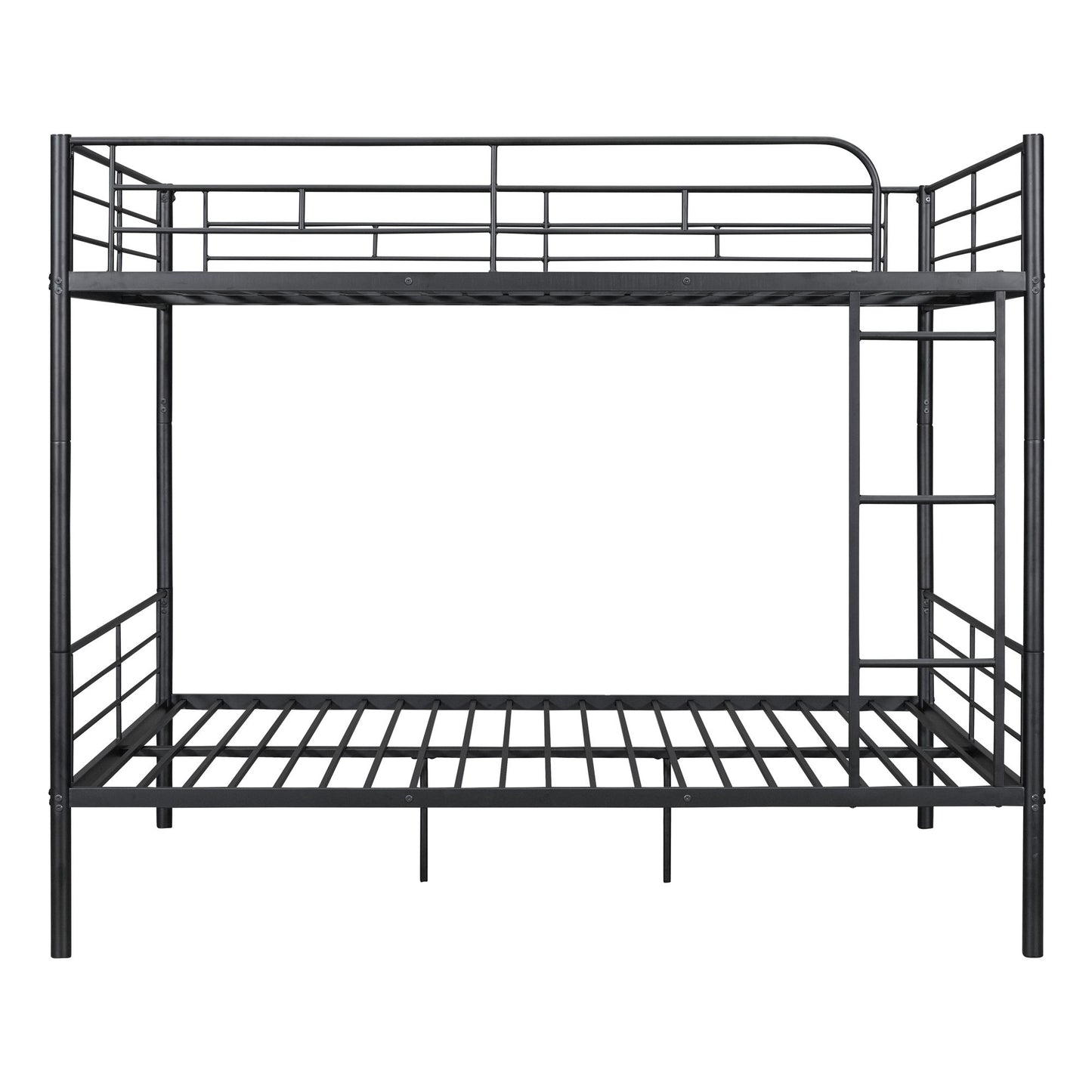 Full Over Full Metal Bunk Bed - Black