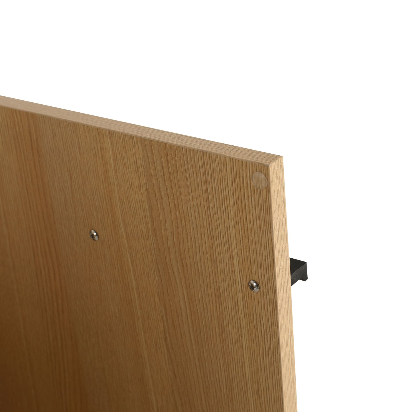 Modern 30" Bathroom Vanity With Ceramic Sink, Freestanding Cabinet, 2 Soft Closing Doors - Oak