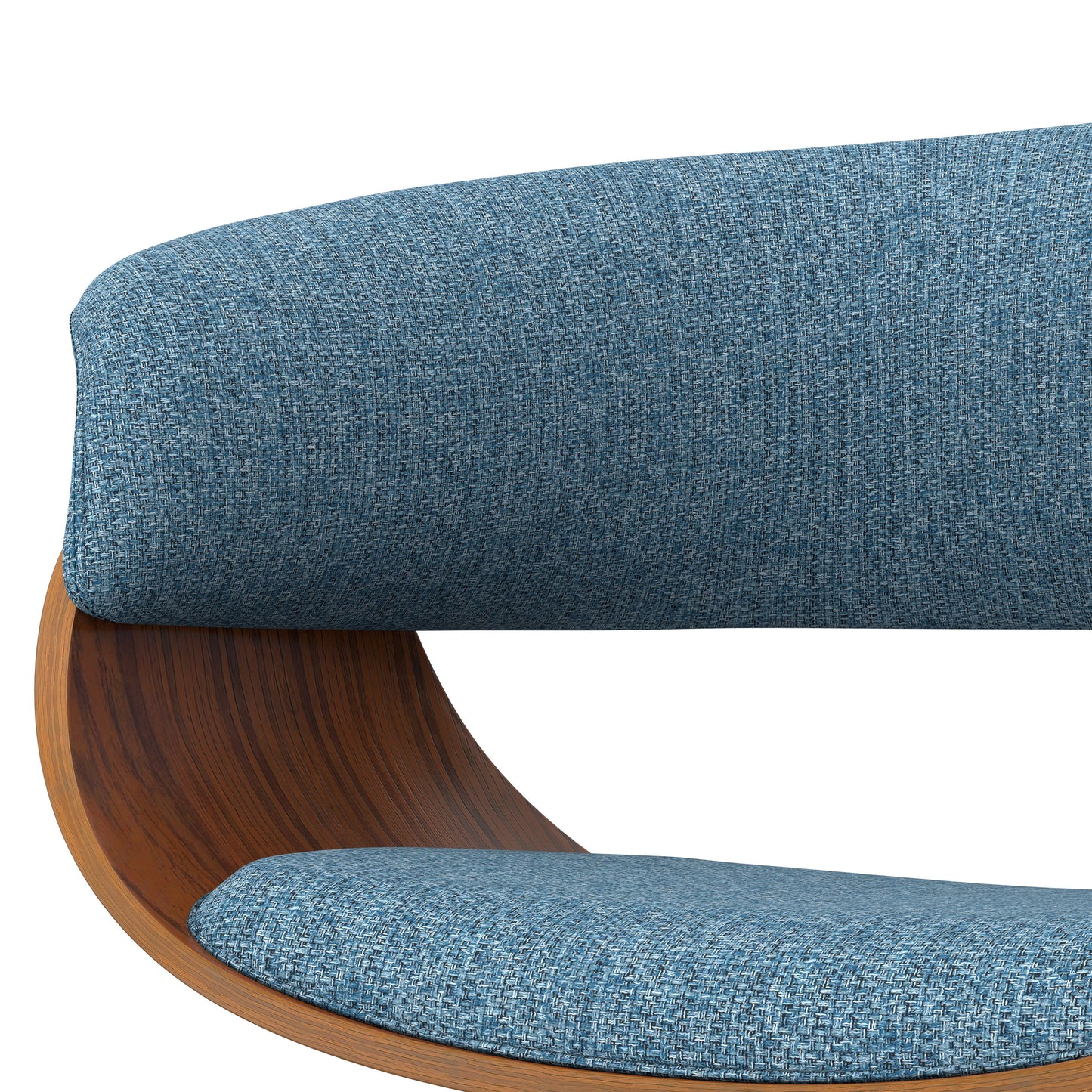 Sheldon - Adjustable Swivel Bar Stool - Denim Blue