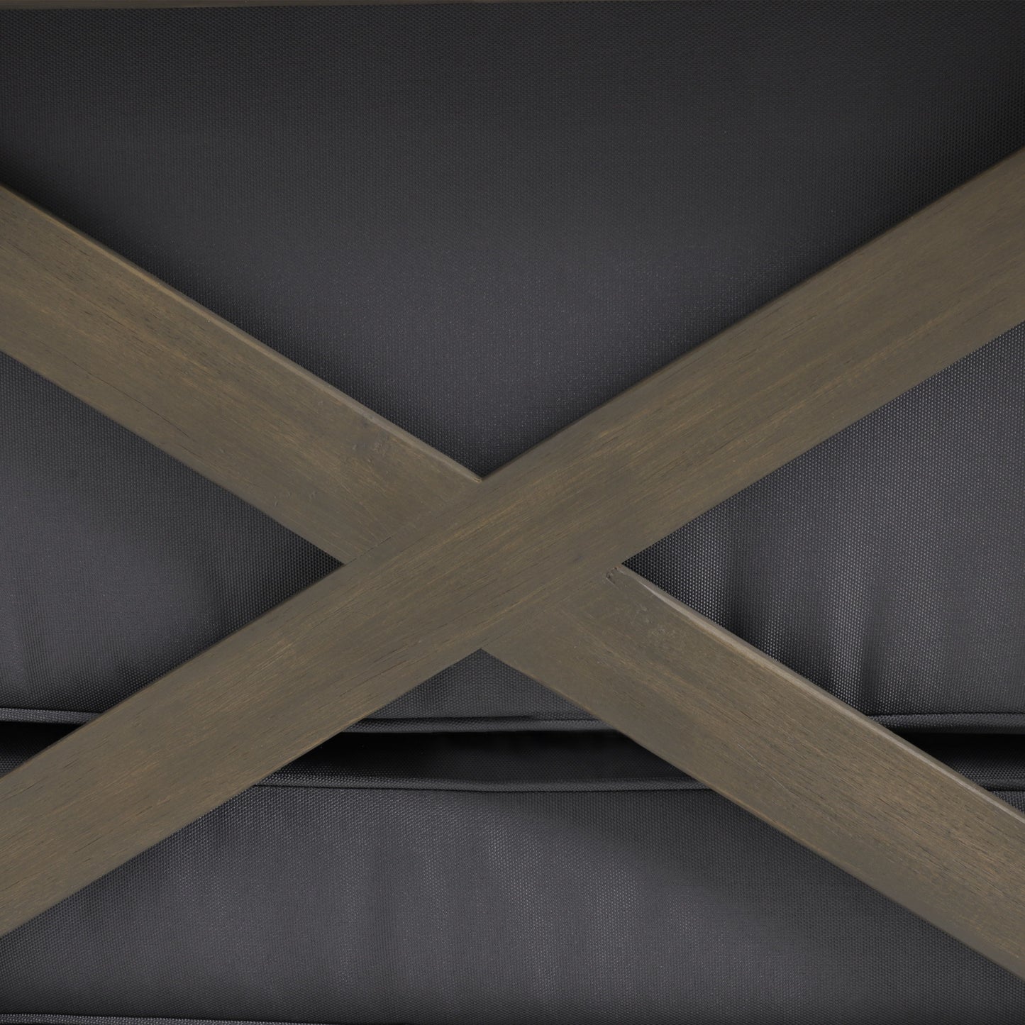 Brava - X Back Left Right Corner Bench Set - Dark Gray