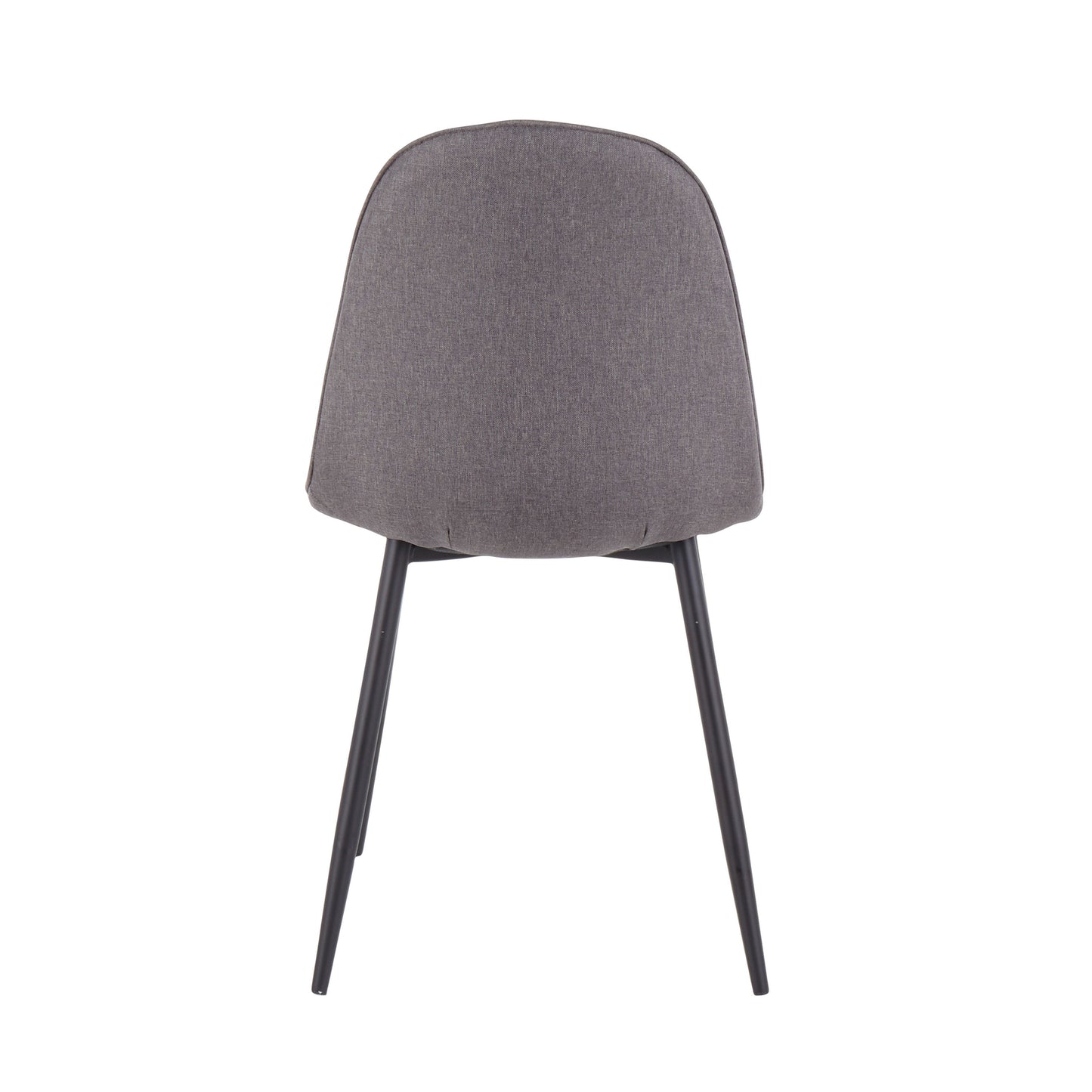 Pebble - Contemporary Chair (Set of 2) - Black / Charcoal