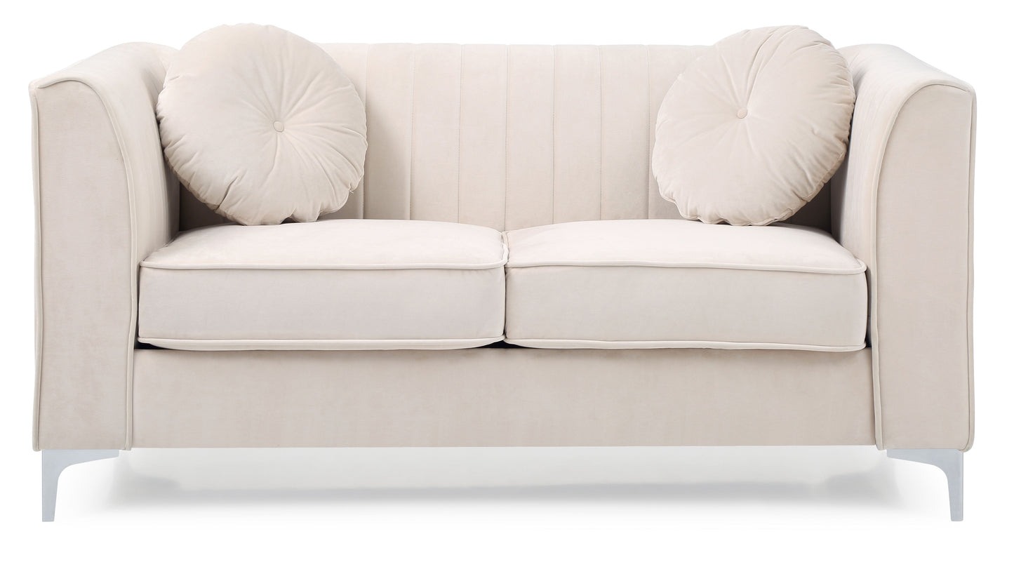 Delray - Loveseat - Ivory