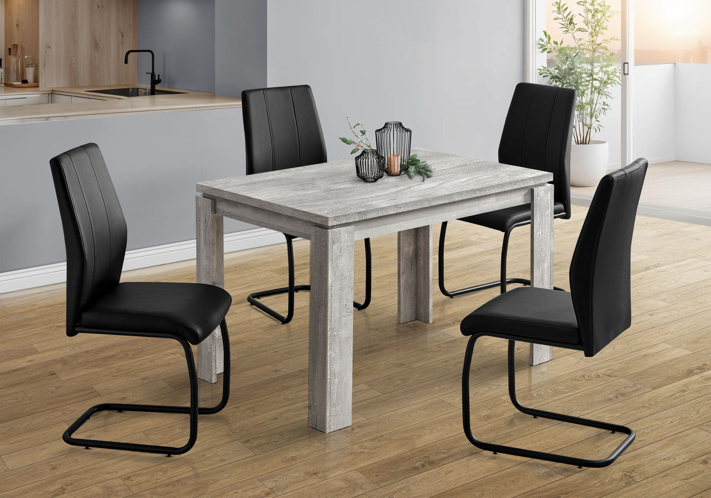 Rectangular Small Dining TableContemporary & Modern - Gray