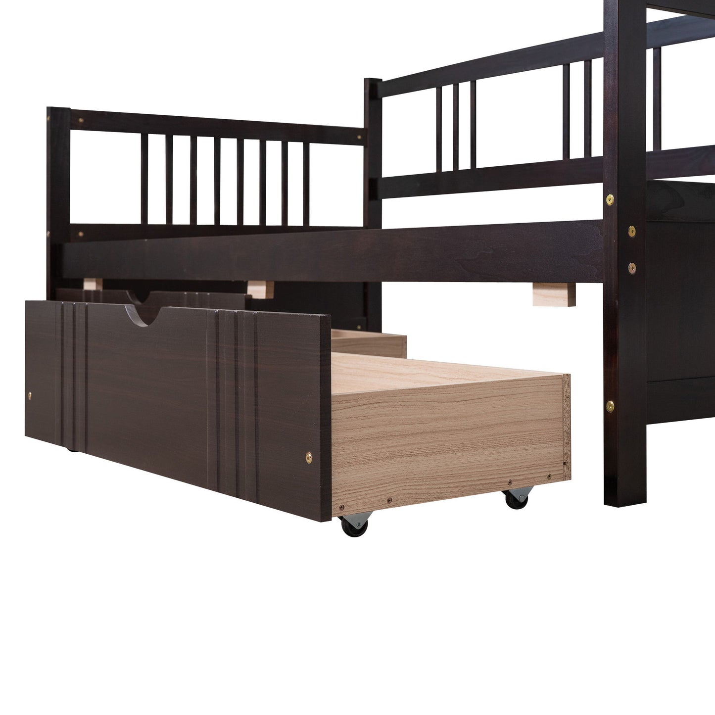 Twin Size DayBed With 2 Drawers - Espresso