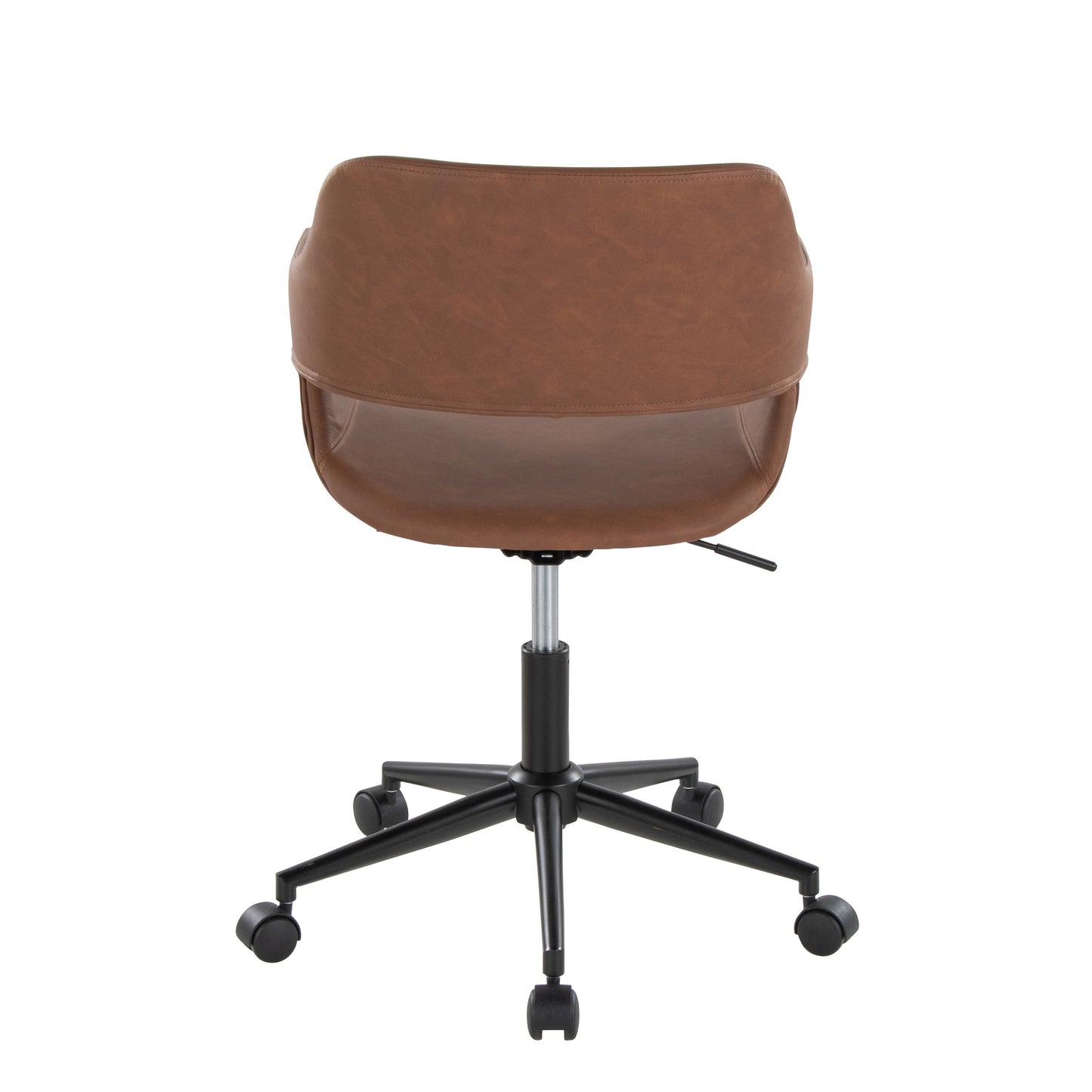 Margarite - Contemporary Task Chair - Black / Brown