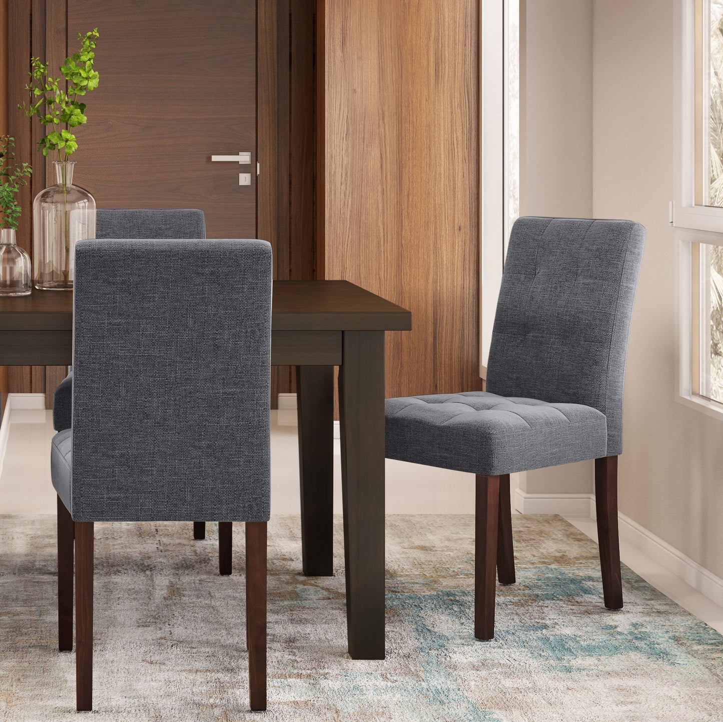 Andover - Parson Dining Chair (Set of 2) - Slate Gray