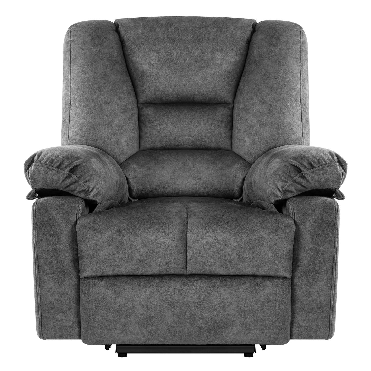 Power Lift Recliner Chair Sofa With Massage - Gray