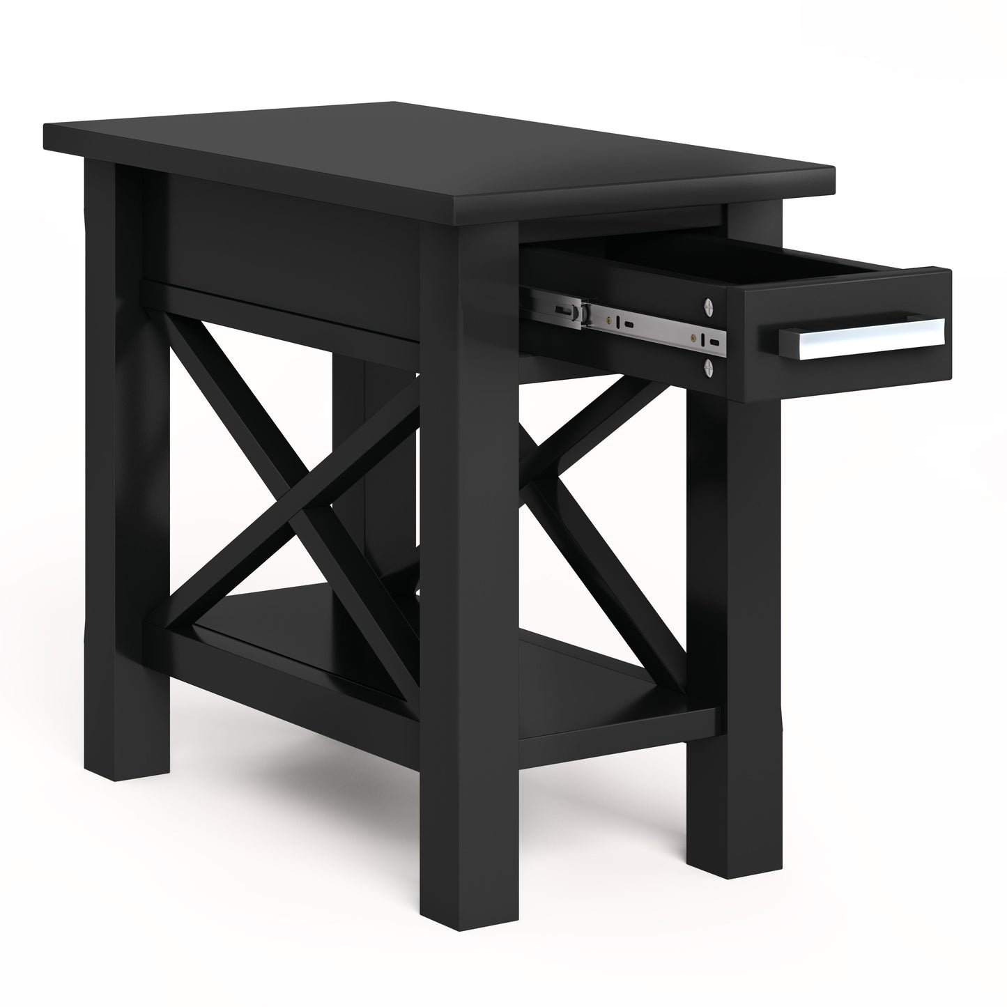 Kitchener - Narrow Side Table - Black