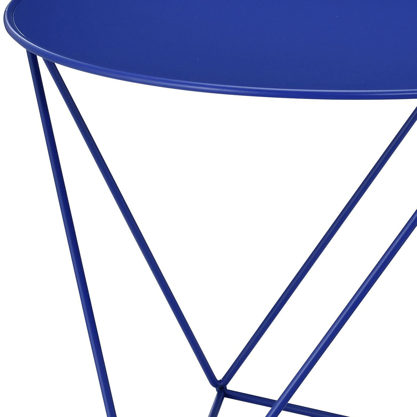 Epidia - Display & Utility Accent Table - Blue