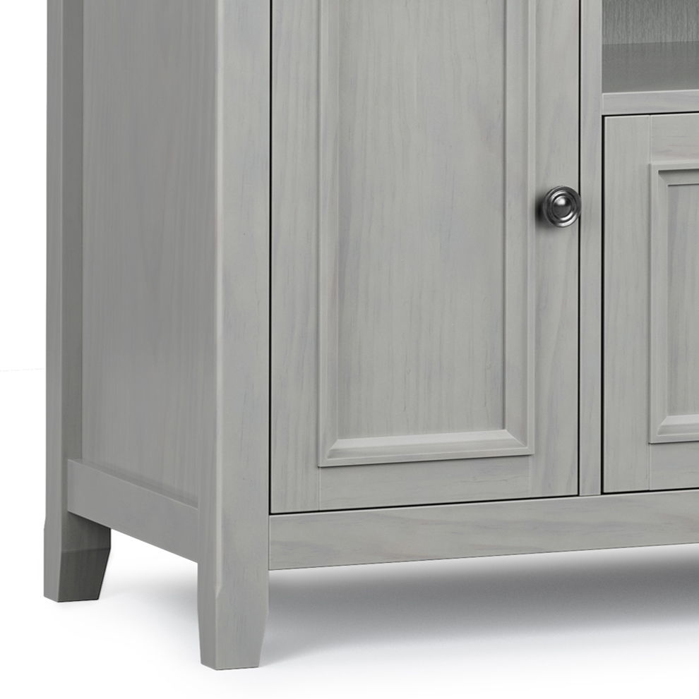 Amherst - Wide TV Media Stand - Fog Gray