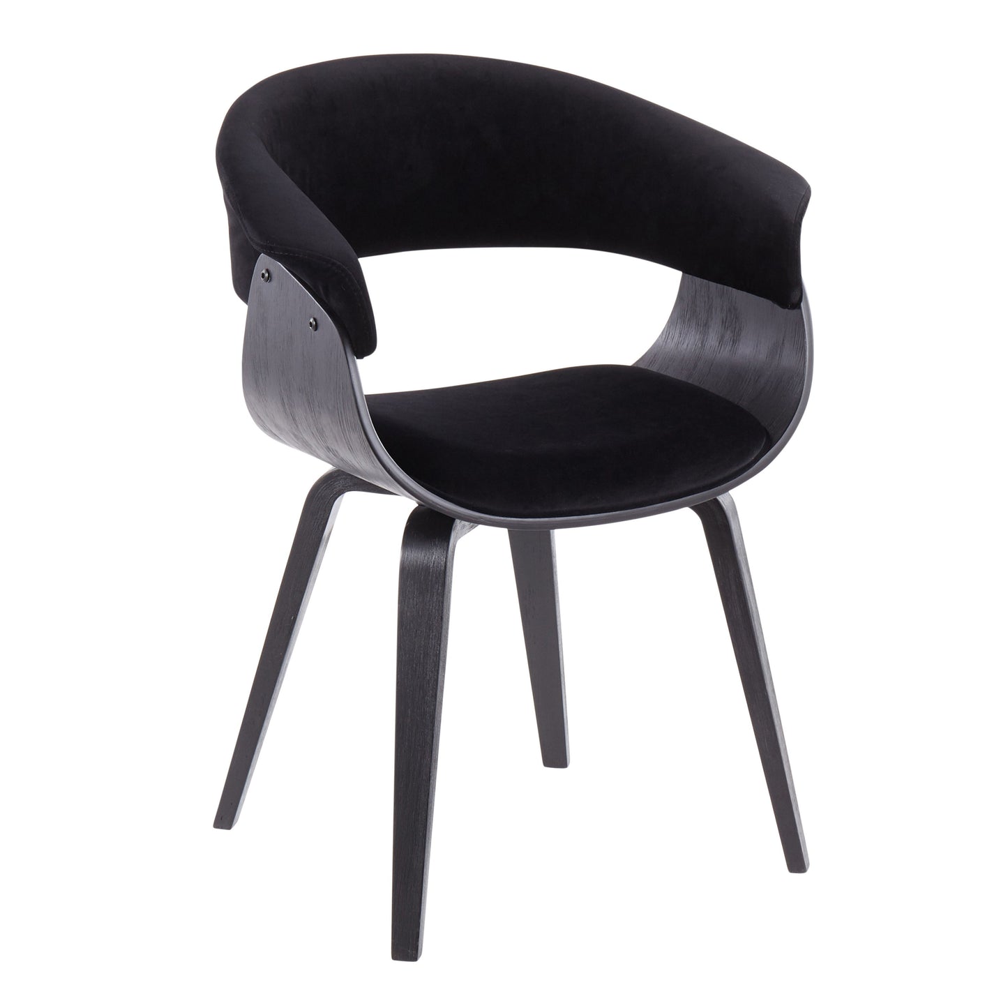 Vintage Mod - Mid-Century Modern Dining / Chair (Set of 2) - Black