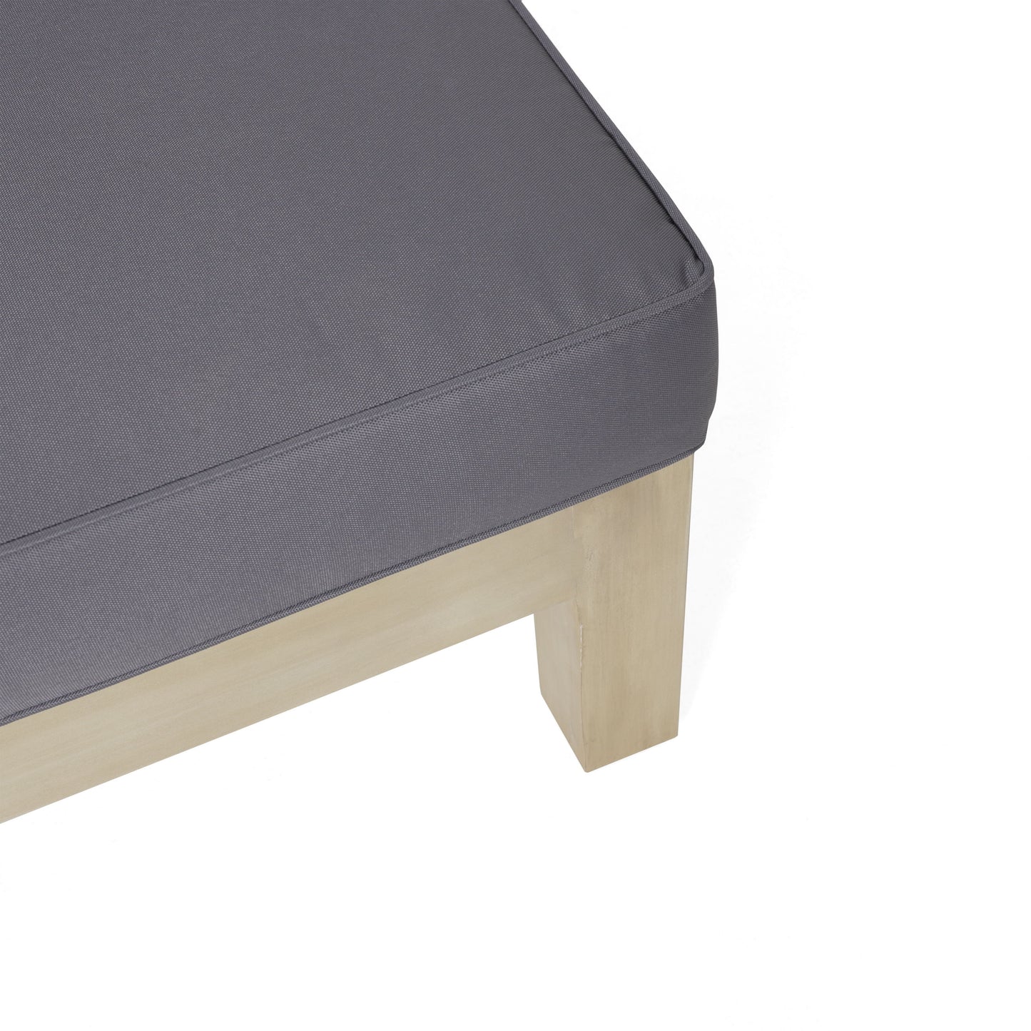 Brava - X Back Corner Chair - Light Gray