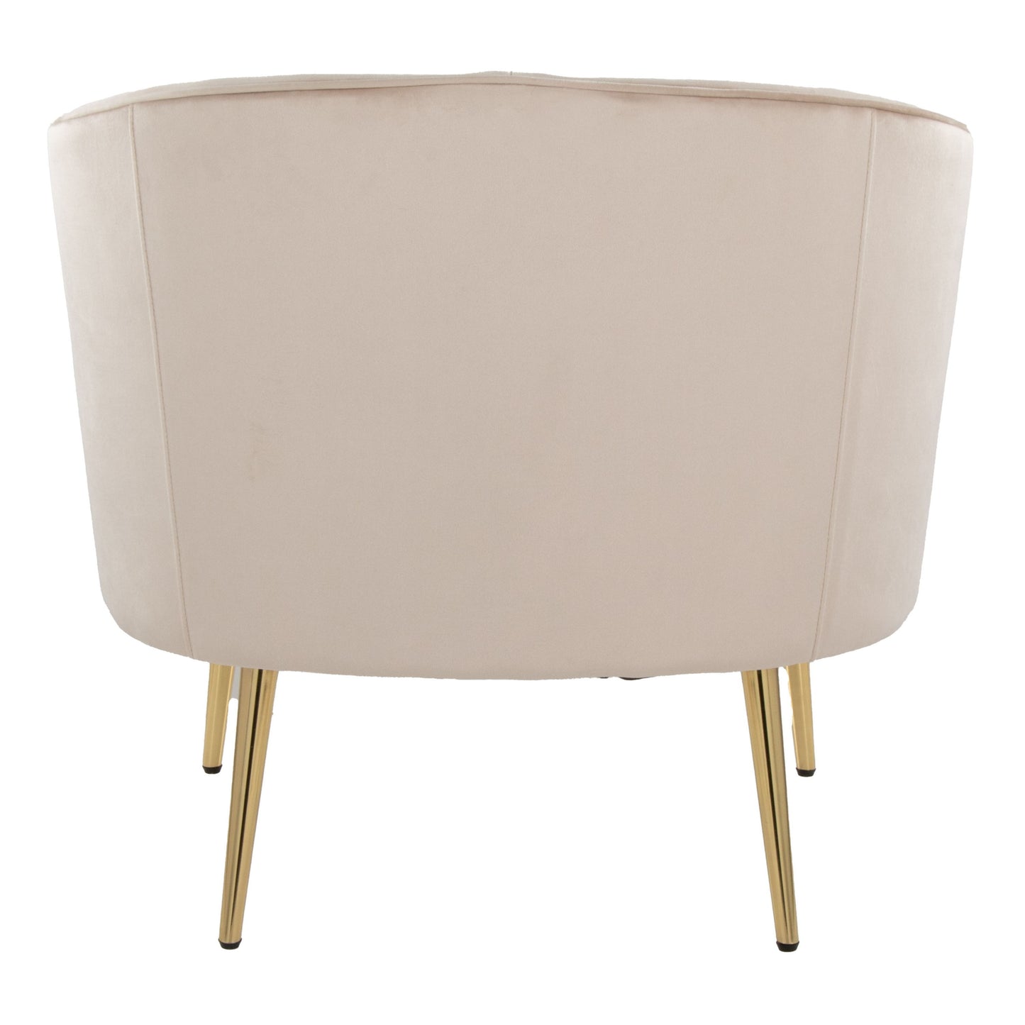 Tania - Contemporary / Glam Chair - Gold / Champagne