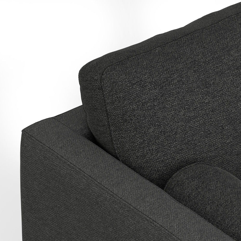 Morrison - Left Sectional Sofa - Charcoal Gray