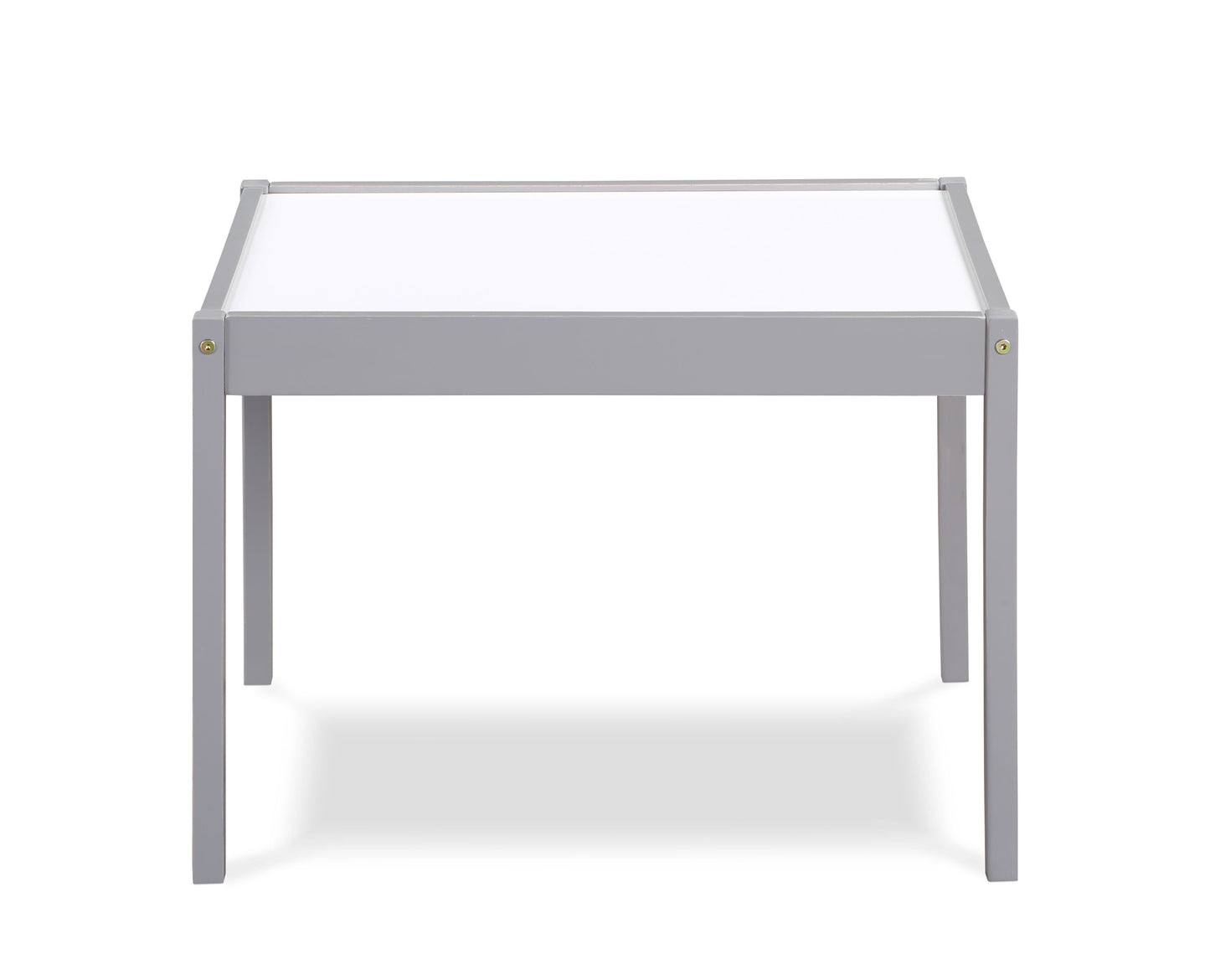 Gibson - 3-Piece Dry Erase Kids Table & Two Chair Set - Gray