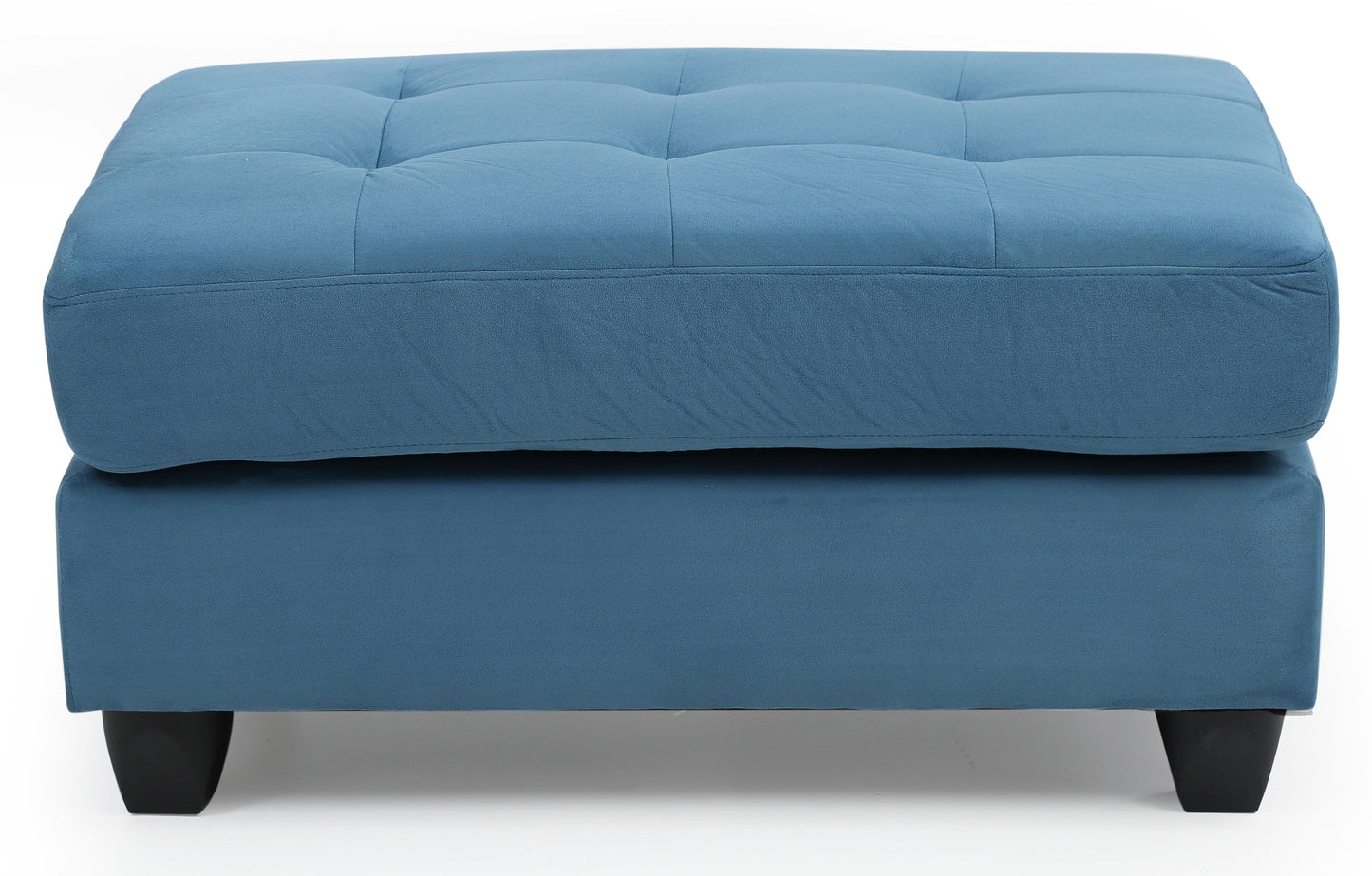 Stylish Aqua Ottoman For Any Room - Aqua Blue